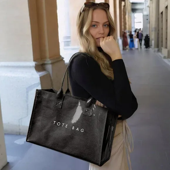 Quilted Tote Bag for Women Puffer Work with Zipper Stylish Teacher and Nurse - Picture 3 of 7